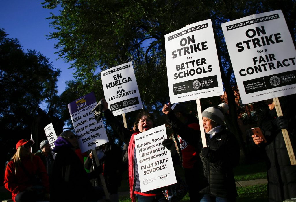 Chicago Public School Union Labor Strike